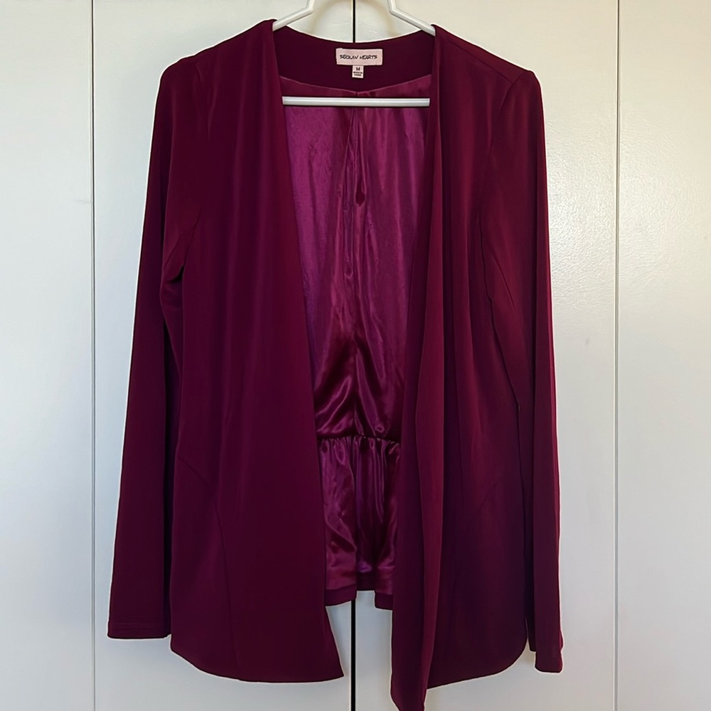 Magenta dress jacket